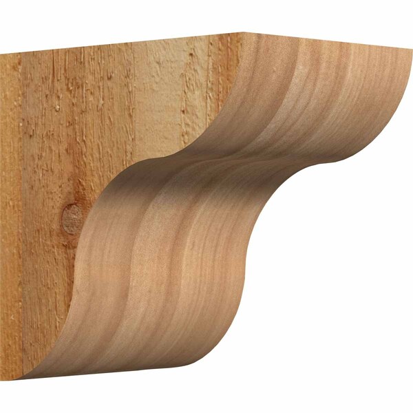 Ekena Millwork Carmel Rough Sawn Corbel, Western Red Cedar, 6"W x 8"D x 8"H COR06X08X08CAR00RWR - main
